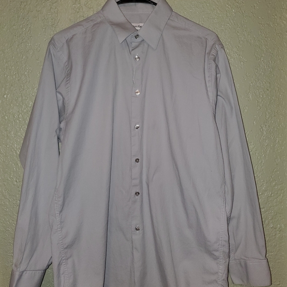 Calvin Klein Gray long sleeve shirt - Picture 3 of 4